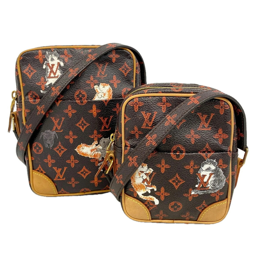 Louis Vuitton Catgram Panam Set Shoulder Bag M44399 Brown Women's P3552609